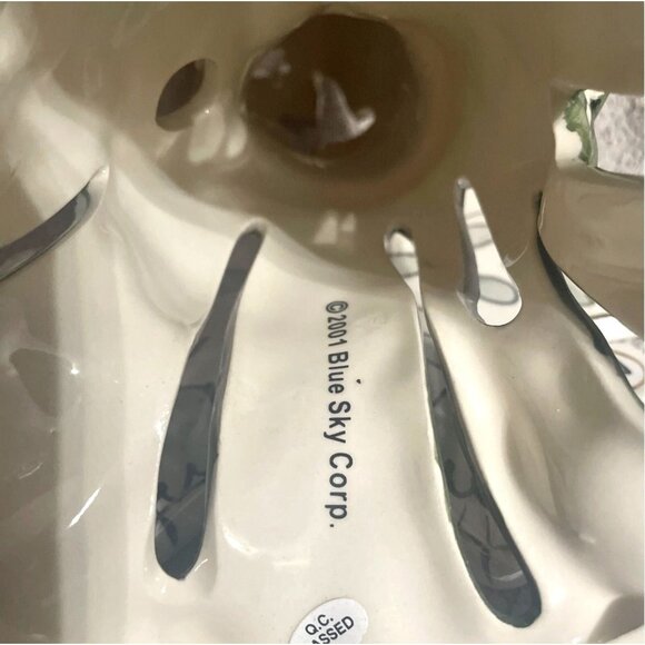 Blue Sky Clayworks Ceramic Santa Figurine W/ Stars & Animals 7.5" Christmas Deco - Picture 10 of 10